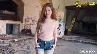 LOCA CHICAS - Shelley Bliss - Göndör Hajú Tini Kockázatos Nyilvános Szex Kanos Idegen