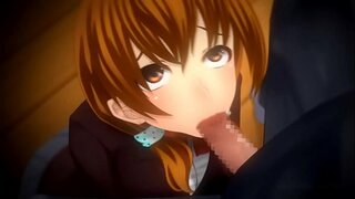 Buah dada lesbian cutie mengisap ayam dan mendapatkan fucked di pantat ketat