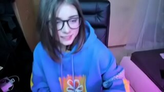 Pendejita بازی با dildo